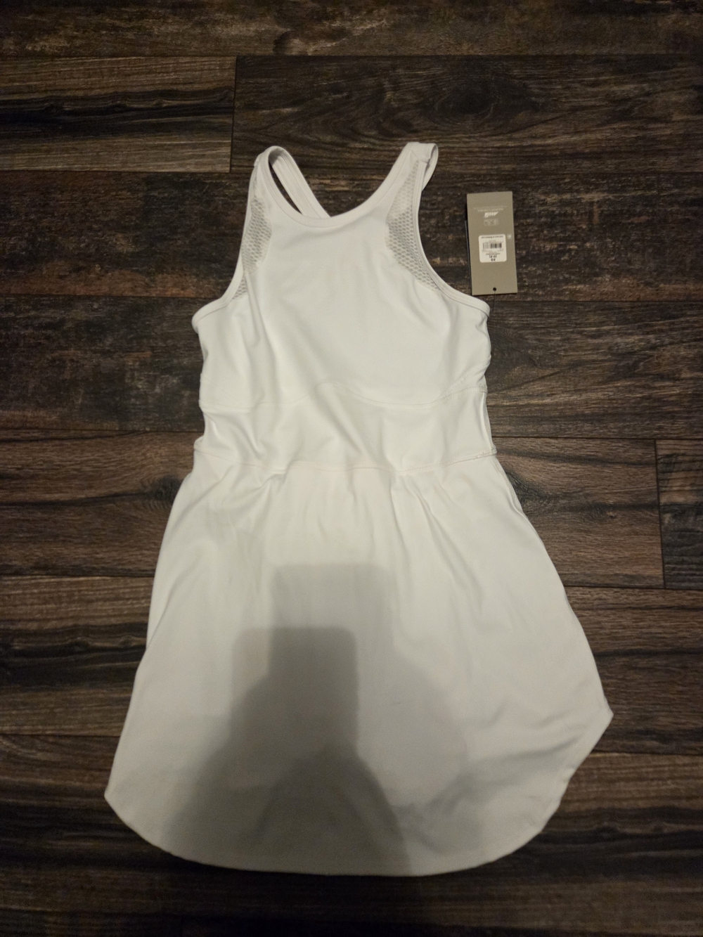 Avia White Racerback Athletic Mini Dress
